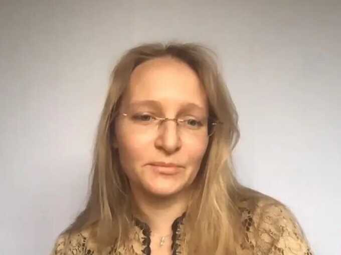 На ПМЭФ выступила Катерина Тихонова — дочь президента Путина